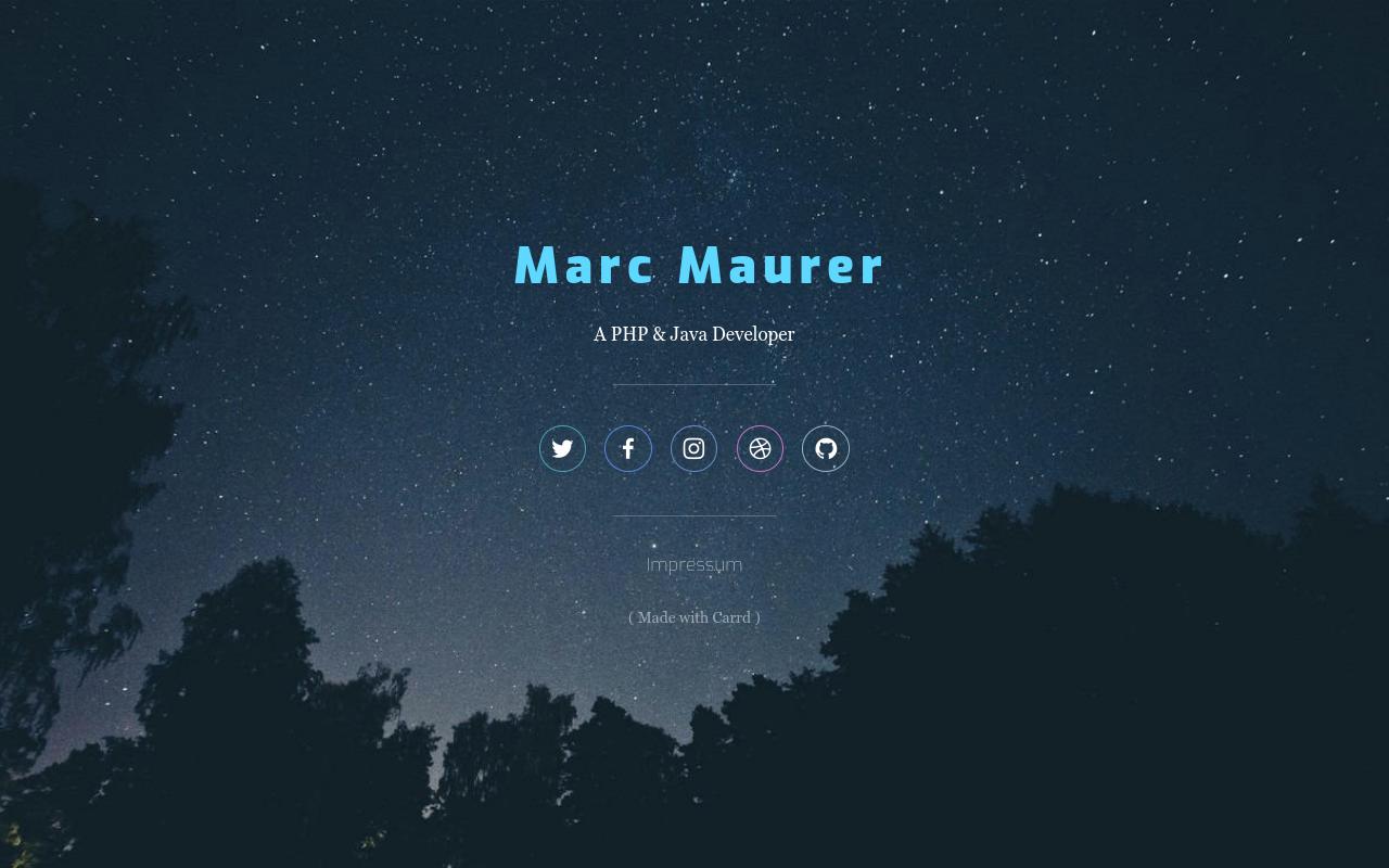 Carrd profile picture for @marc